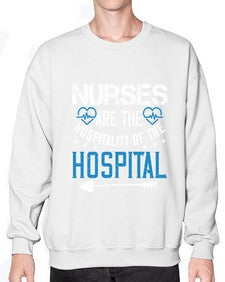 Nurses are the hospitality of the hospital Style 1233# - nurse- Sweatshirt - Crew