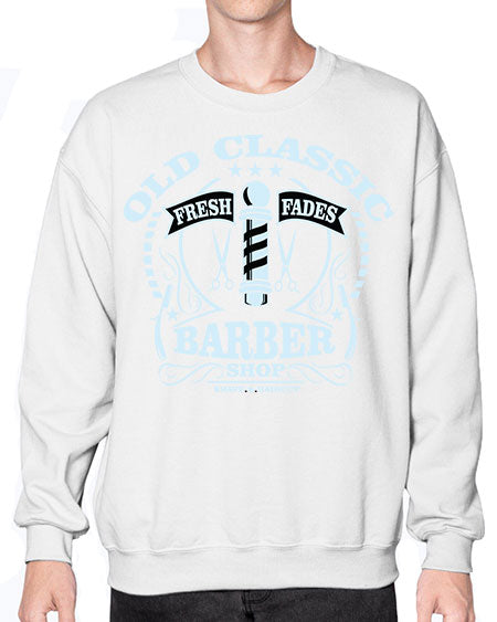 Old Classic Barber1285# - barber- Sweatshirt - Crew