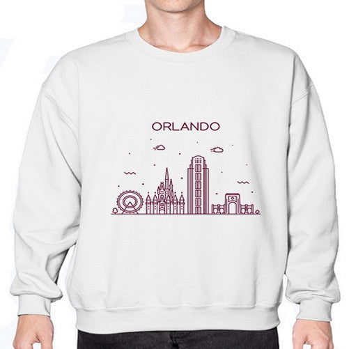 OrlandoFL 1542# - cities- Sweatshirt - Crew