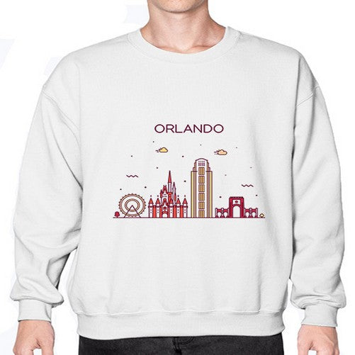 OrlandoFL 1544# - cities- Sweatshirt - Crew