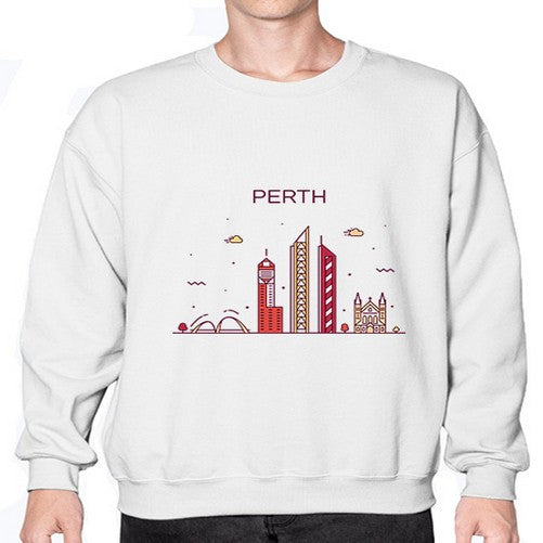 Perth 1598# - cities- Sweatshirt - Crew