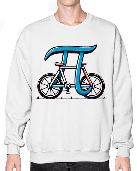 Pi Bicycle Sublimation Design 33# - pi- Sweatshirt - Crew