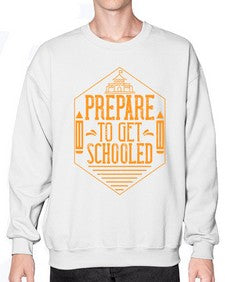 Prepare to get schooled Style 1335# - teacher- Sweatshirt - Crew