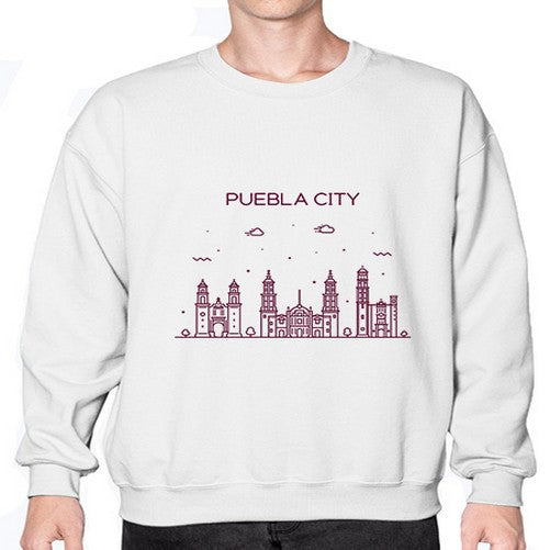 Puebla 1691# - cities- Sweatshirt - Crew