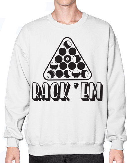 Rack em 558# - billards- Sweatshirt - Crew