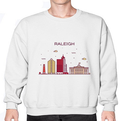 Raleigh 1710# - cities- Sweatshirt - Crew