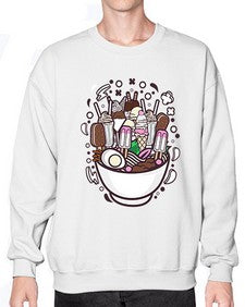 Ramen Ice Cream 1495# - ice cream- Sweatshirt - Crew