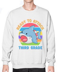 Ready to Attack third Grade 715# - third grade- Sweatshirt - Crew