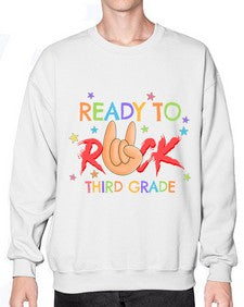 Ready to Rock third Grade 737# - third grade- Sweatshirt - Crew
