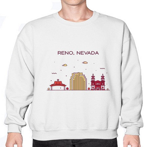 Reno 1714# - cities- Sweatshirt - Crew