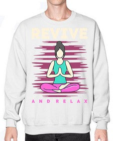 Revive and Relax 500# - yoga- Sweatshirt - Crew
