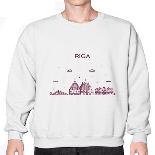 Riga 1727# - cities- Sweatshirt - Crew