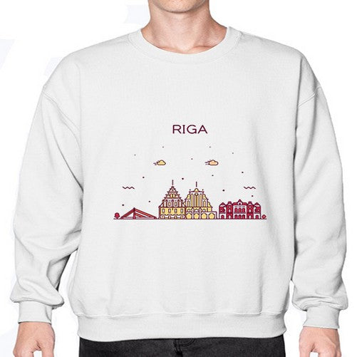 Riga 1729# - cities- Sweatshirt - Crew