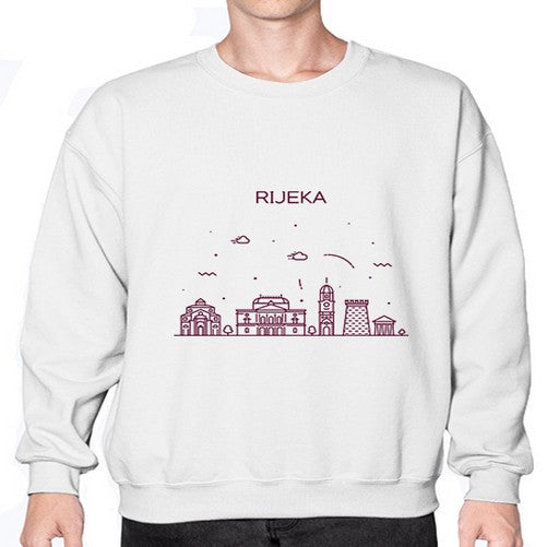 Rijeka 1730# - cities- Sweatshirt - Crew