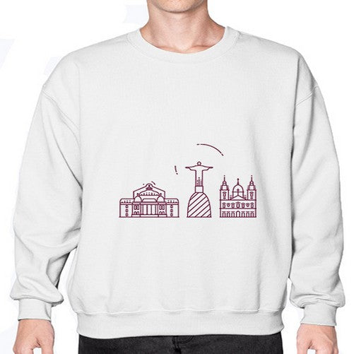 RioDeJaneiro 1736# - cities- Sweatshirt - Crew