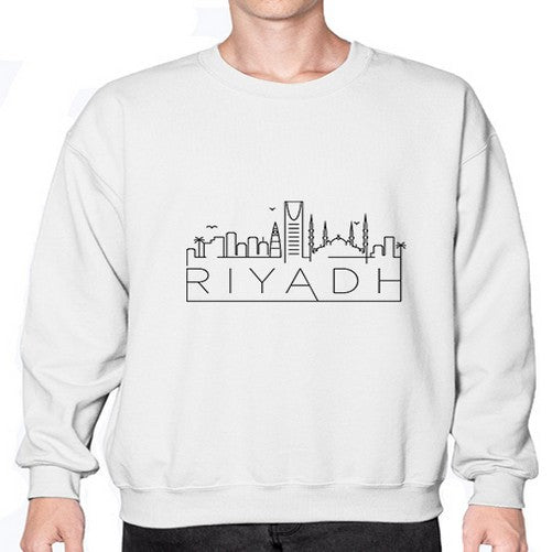 Riyadh Minimal Skyline 1738# - cities- Sweatshirt - Crew