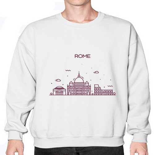 Rome 1748# - cities- Sweatshirt - Crew