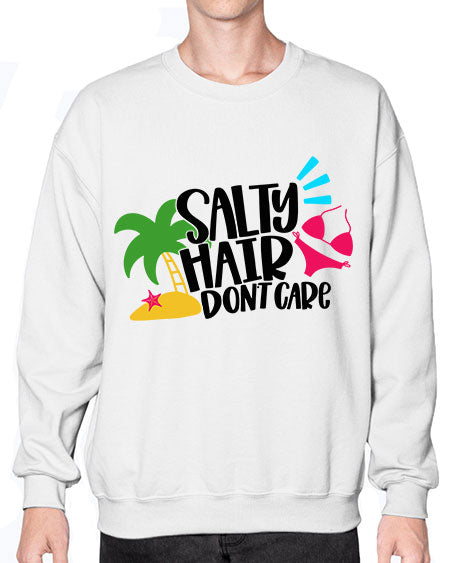 Salty Hair Dont Care Style 29# - summer- Sweatshirt - Crew