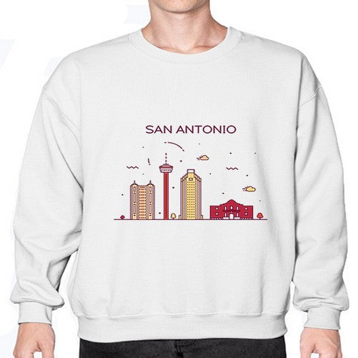 SanAntonio 1784# - cities- Sweatshirt - Crew