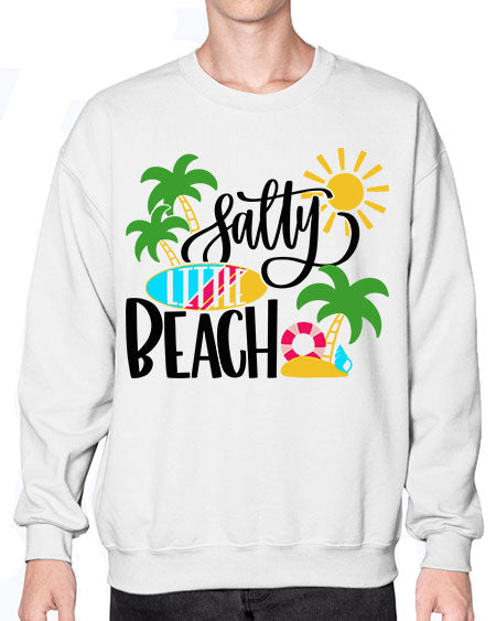 Satly Little Beach Style 26# - summer- Sweatshirt - Crew