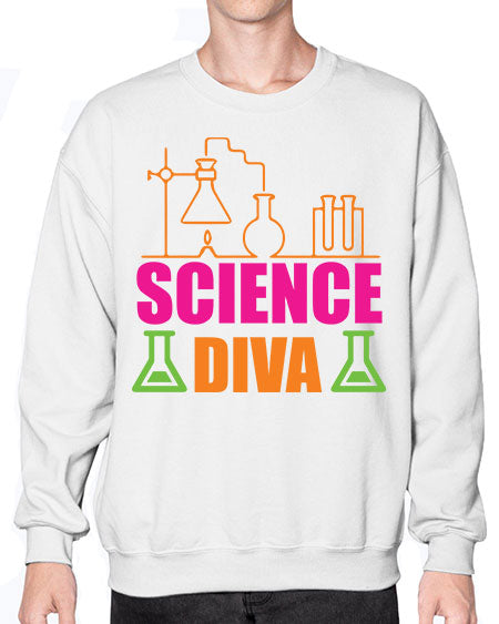 Science Diva 127# - general science- Sweatshirt - Crew