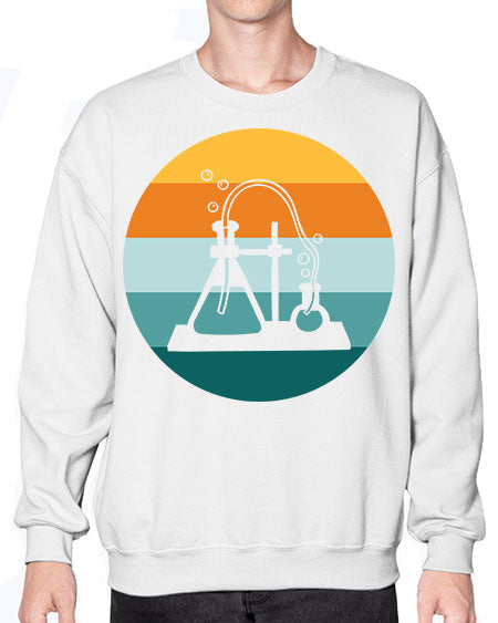 ScientistRetroSunsetScientistSkinite Scientist Skinite 39# - general science- Sweatshirt - Crew