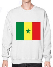 Senegal 1811# - world flags- Sweatshirt - Crew