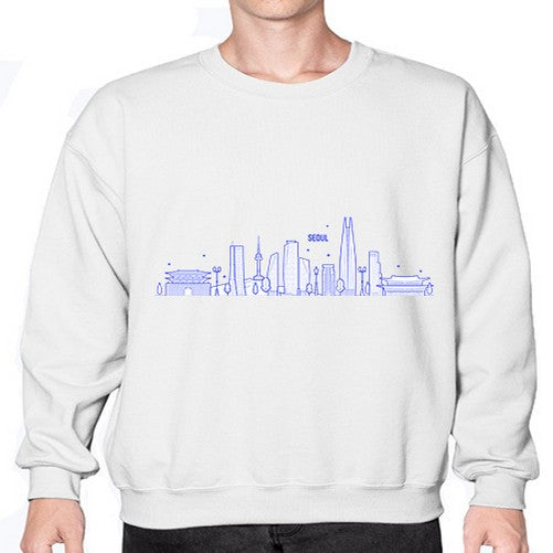 Seoul 1817# - cities- Sweatshirt - Crew