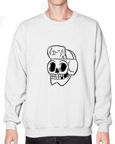 Skull Skeleton 144# - skull and bones- Sweatshirt - Crew