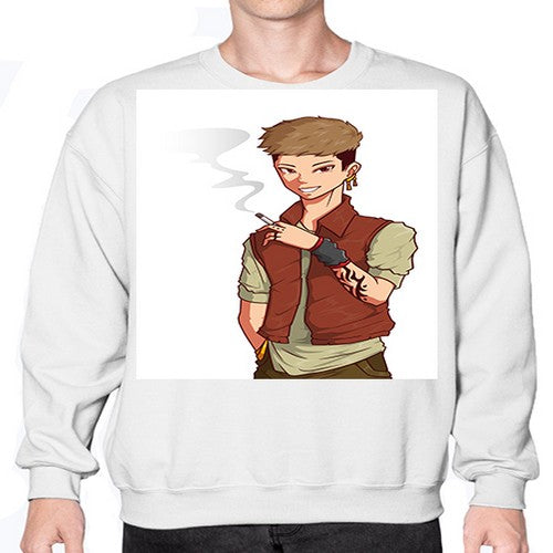 Smoker street boy 61# - anime- Sweatshirt - Crew