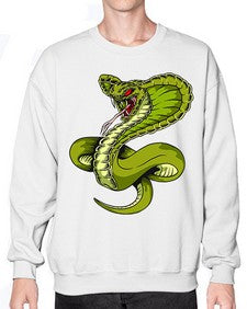 Snake 208# - cartoon animals- Sweatshirt - Crew