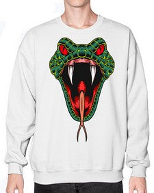 Snake 212# - cartoon animals- Sweatshirt - Crew