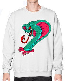 Snake 215# - cartoon animals- Sweatshirt - Crew