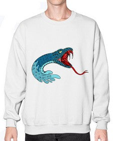 Snake 219# - cartoon animals- Sweatshirt - Crew