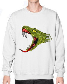 Snake 221# - cartoon animals- Sweatshirt - Crew