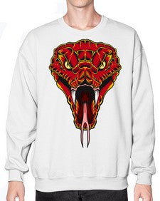 Snake 222# - cartoon animals- Sweatshirt - Crew