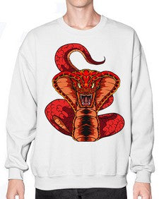 Snake 225# - cartoon animals- Sweatshirt - Crew