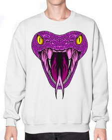 Snake 228# - cartoon animals- Sweatshirt - Crew