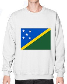 Solomon Islands 1855# - world flags- Sweatshirt - Crew