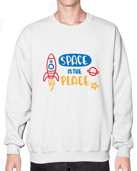 Spaceistheplace 11# - space- Sweatshirt - Crew