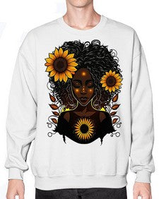 Sparkling Black Girl Design 13# - black girls or women- Sweatshirt - Crew