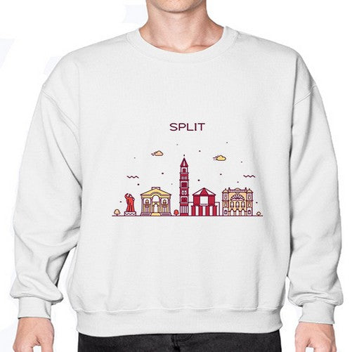 Split 1877# - cities- Sweatshirt - Crew