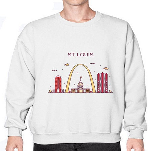 StLouis 1886# - cities- Sweatshirt - Crew