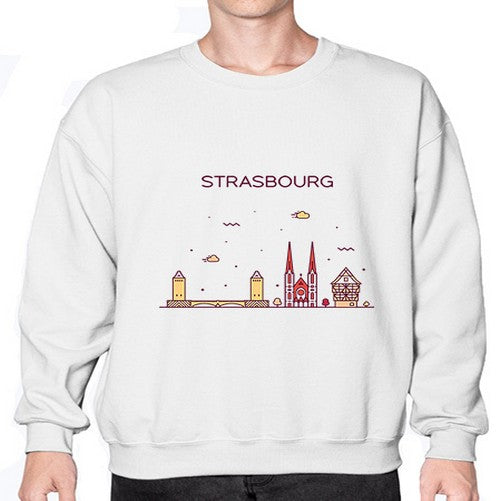 Strasbourg 1898# - cities- Sweatshirt - Crew