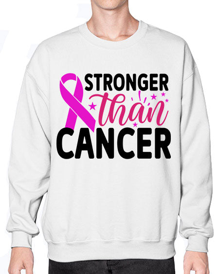 Stronger Than Cancer 6# - breast cancer- Sweatshirt - Crew