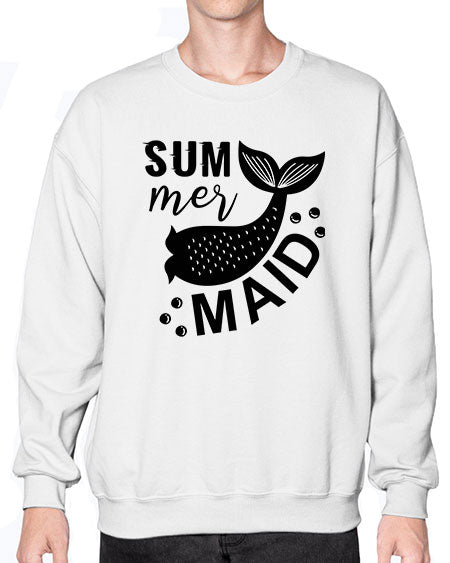 Sum mer maid 01# - summer- Sweatshirt - Crew