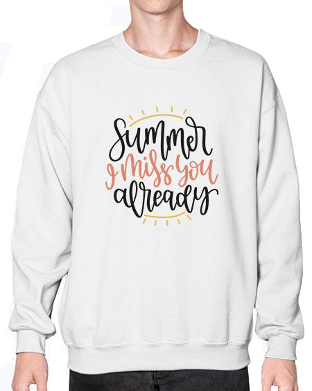 Summer I miss you already 14# - summer- Sweatshirt - Crew