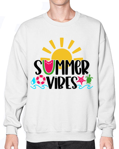 Summer Vibes Style 19# - summer- Sweatshirt - Crew