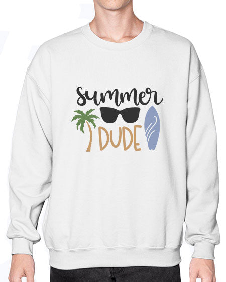 Summer dude 58# - summer- Sweatshirt - Crew