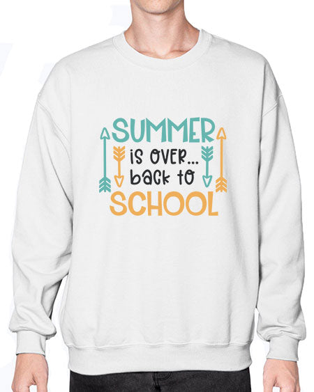 Summer is over back to school 12# - summer- Sweatshirt - Crew